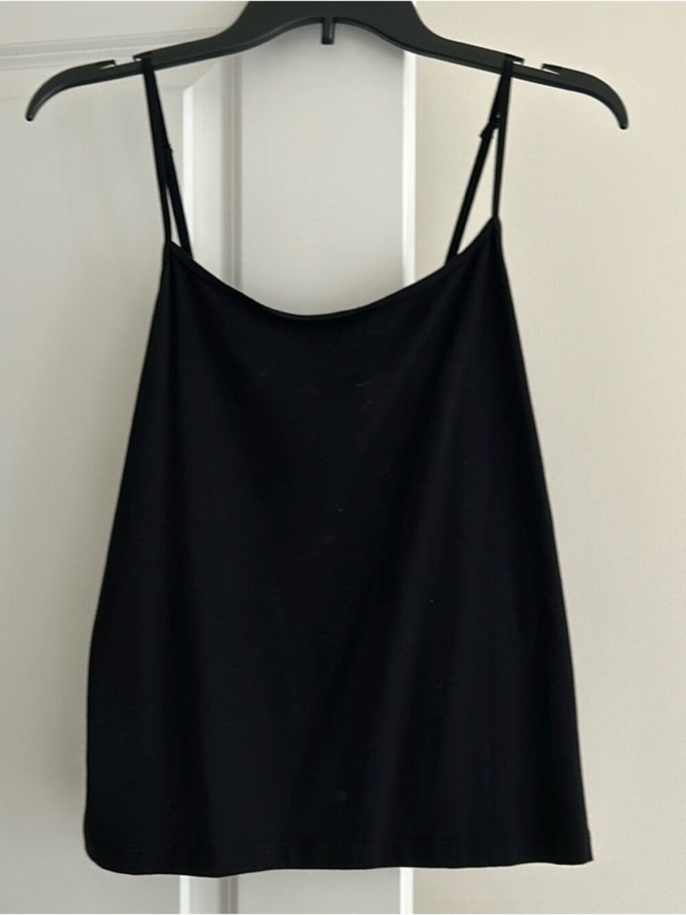 Black Adjustable Camisole. Size LP